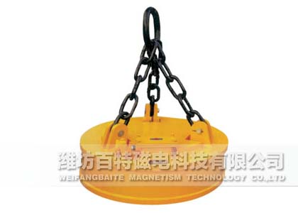 MW5吊運(yùn)廢鐵鋼起重電磁鐵